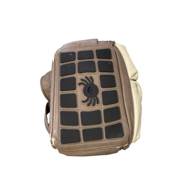 Itzy Ritzy Boss Plus Diaper Bag Vanilla Latte Faux Leather READ main image 7